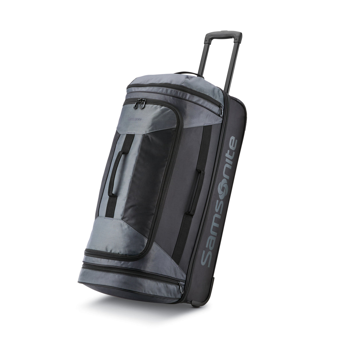 Samsonite Andante 2 Wheeled Duffle 32" in the color Riverrock/Black.