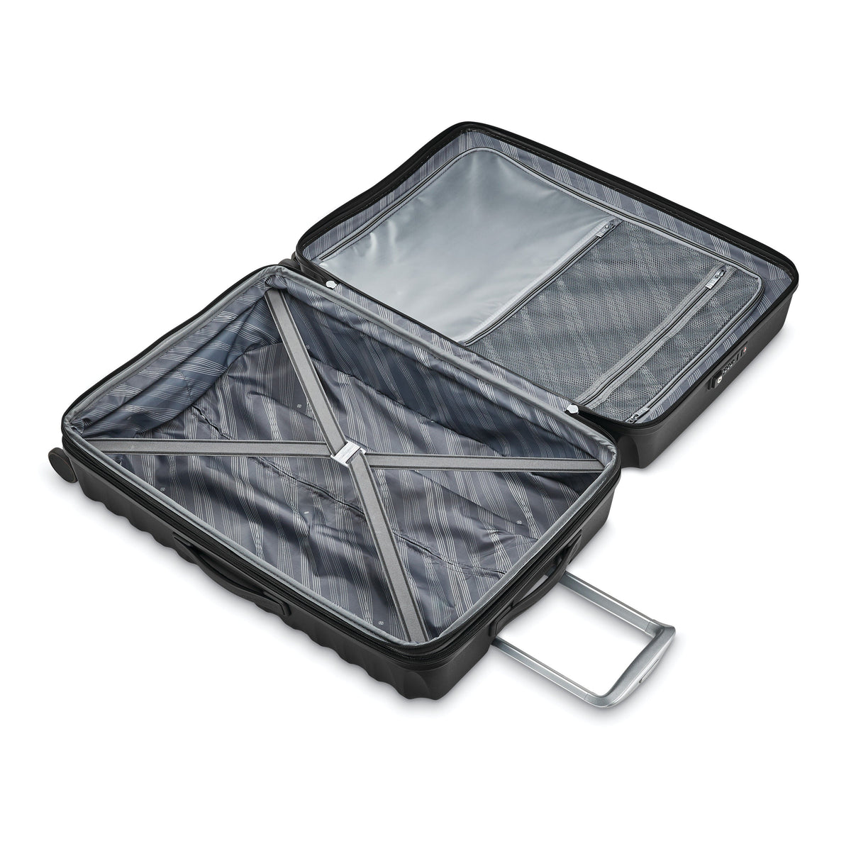 Samsonite Voltage DLX Spinner Large in the color Black.