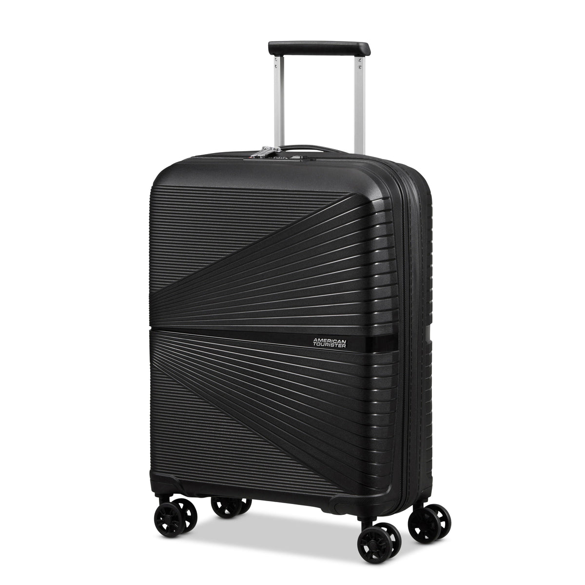 American Tourister Airconic 3 Piece Set in the color Onyx Black.