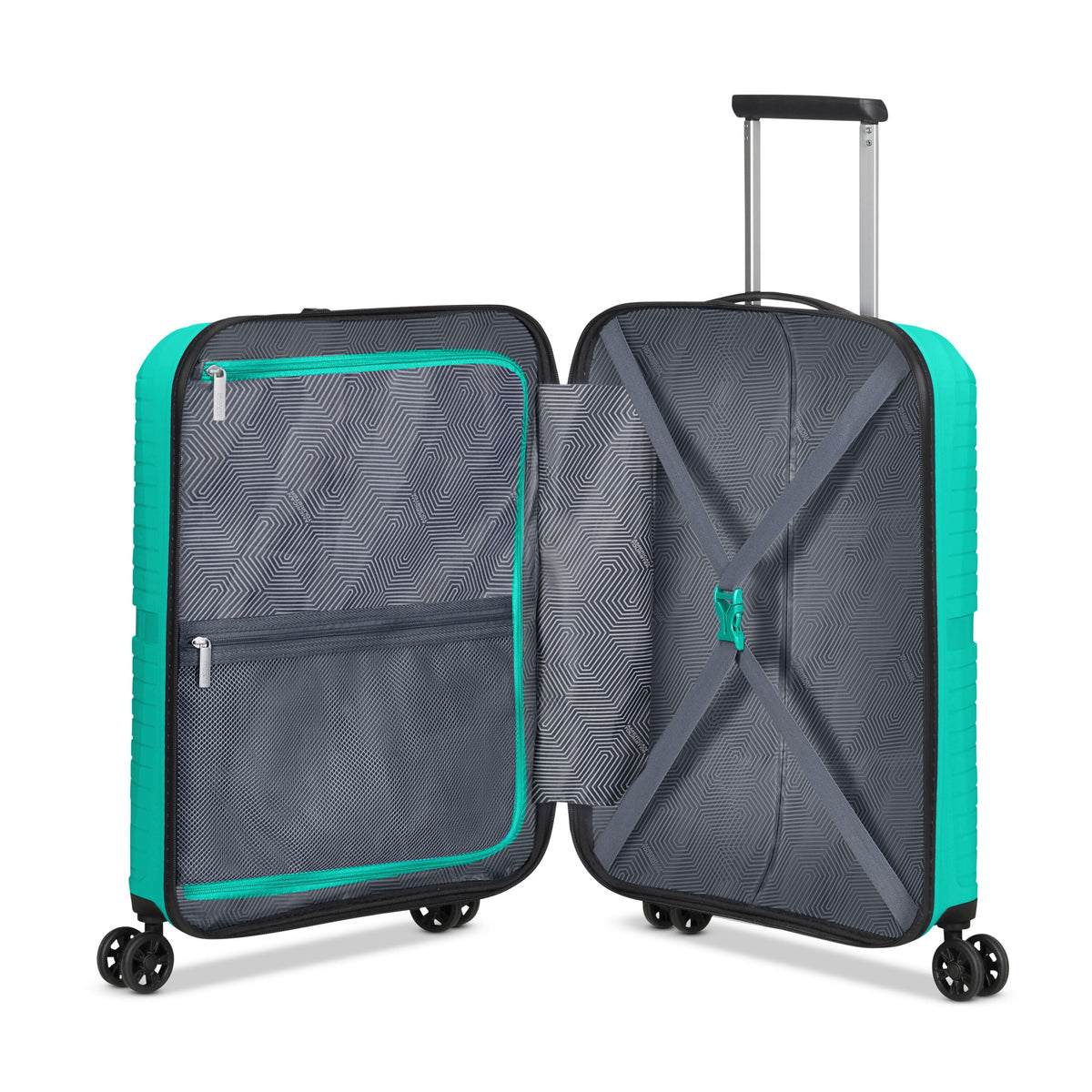 American Tourister Airconic 3 Piece Set in the color Aqua Green.