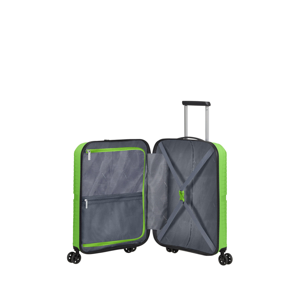 American Tourister Airconic 3 Piece Set in the color Acid Green.