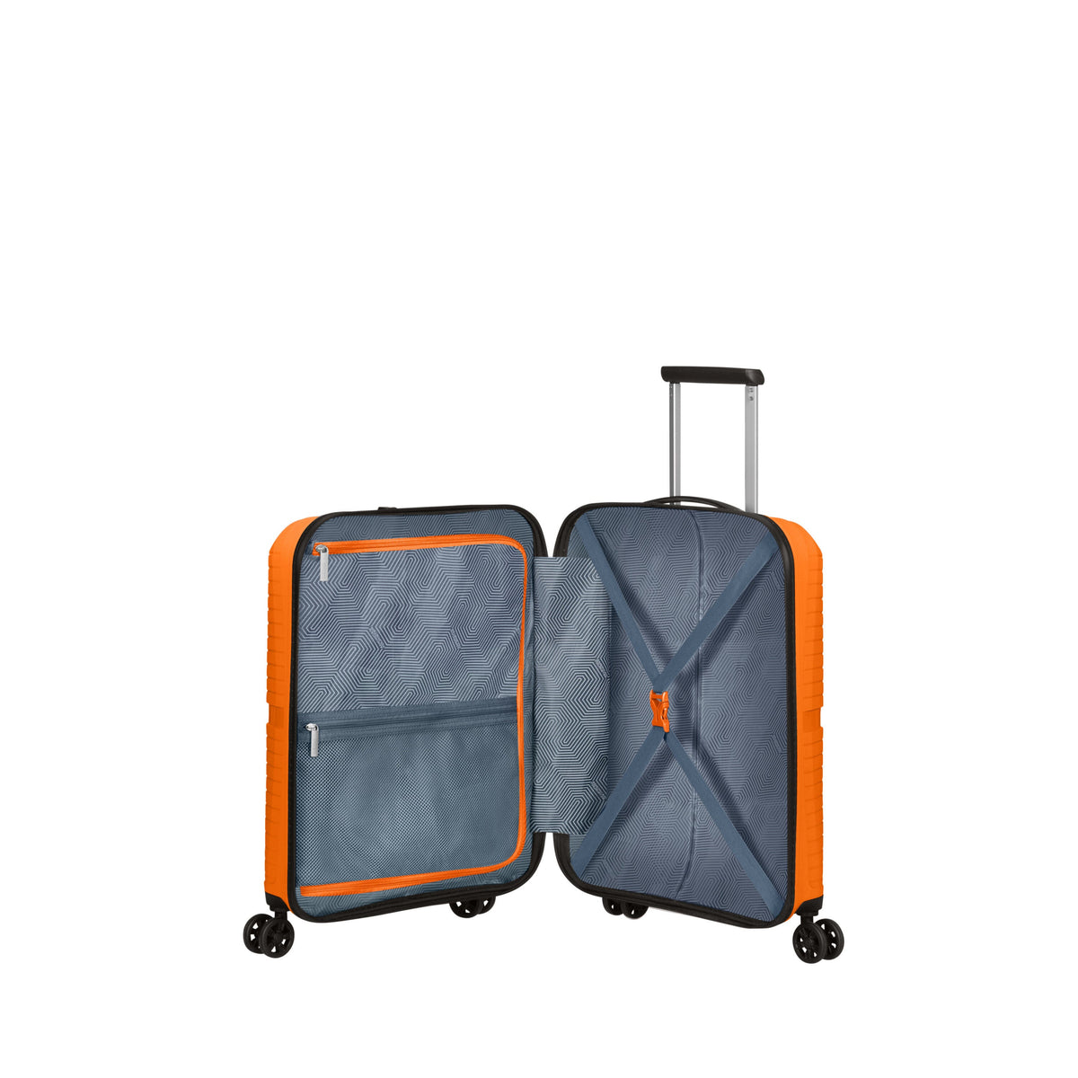 American Tourister Airconic 3 Piece Set in the color Mango Orange.