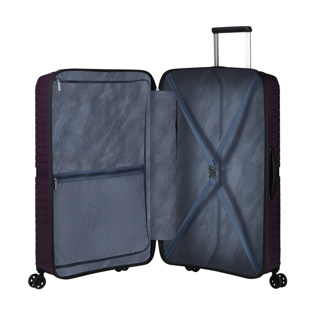 American Tourister Airconic 3 Piece Set in the color Dark Plum.