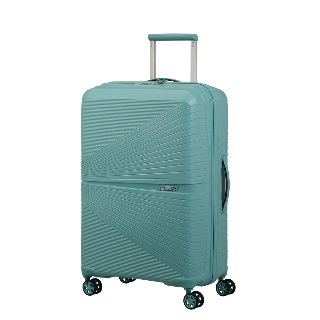 American Tourister Airconic 3 Piece Set in the color Dusty Turquoise.