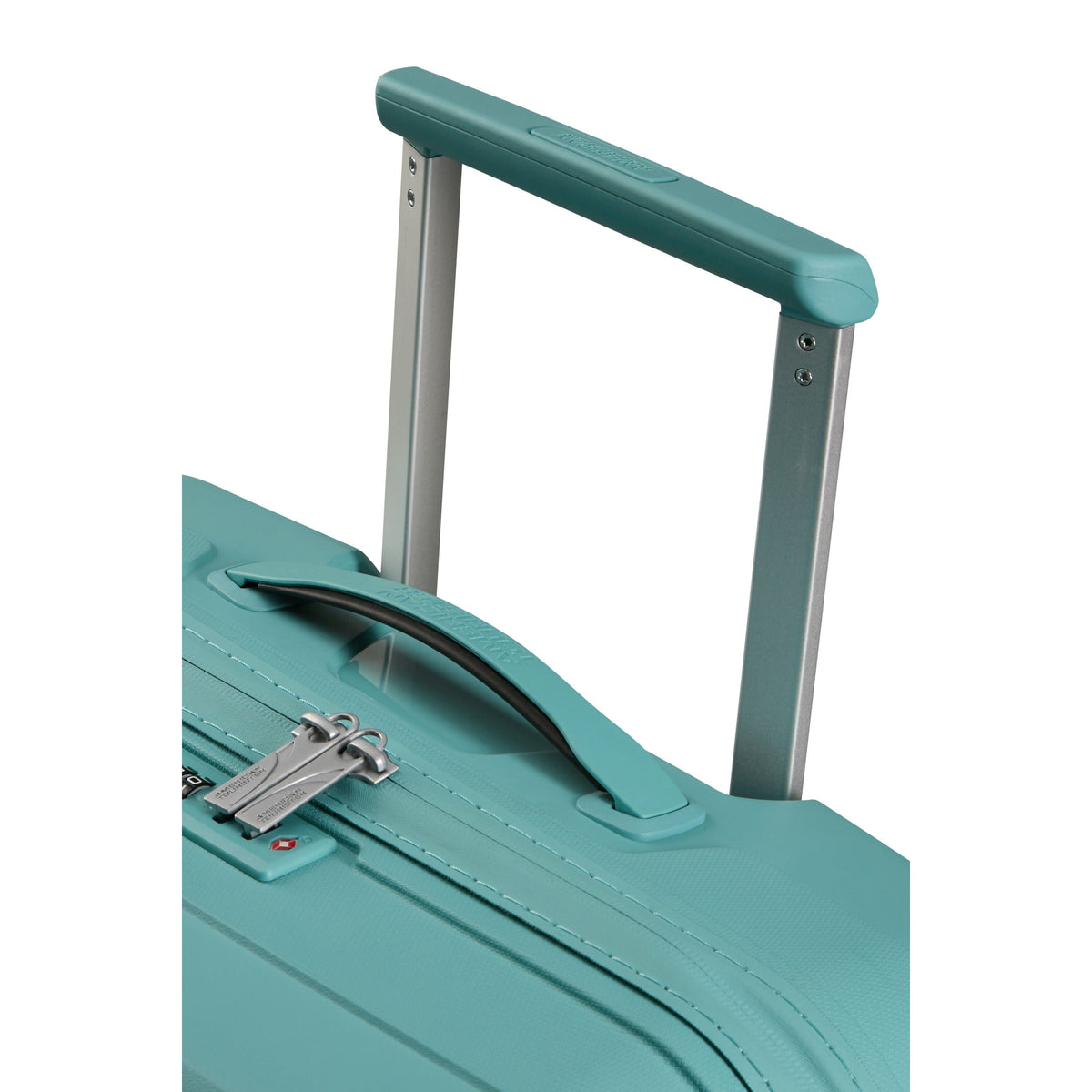 American Tourister Airconic 3 Piece Set in the color Dusty Turquoise.