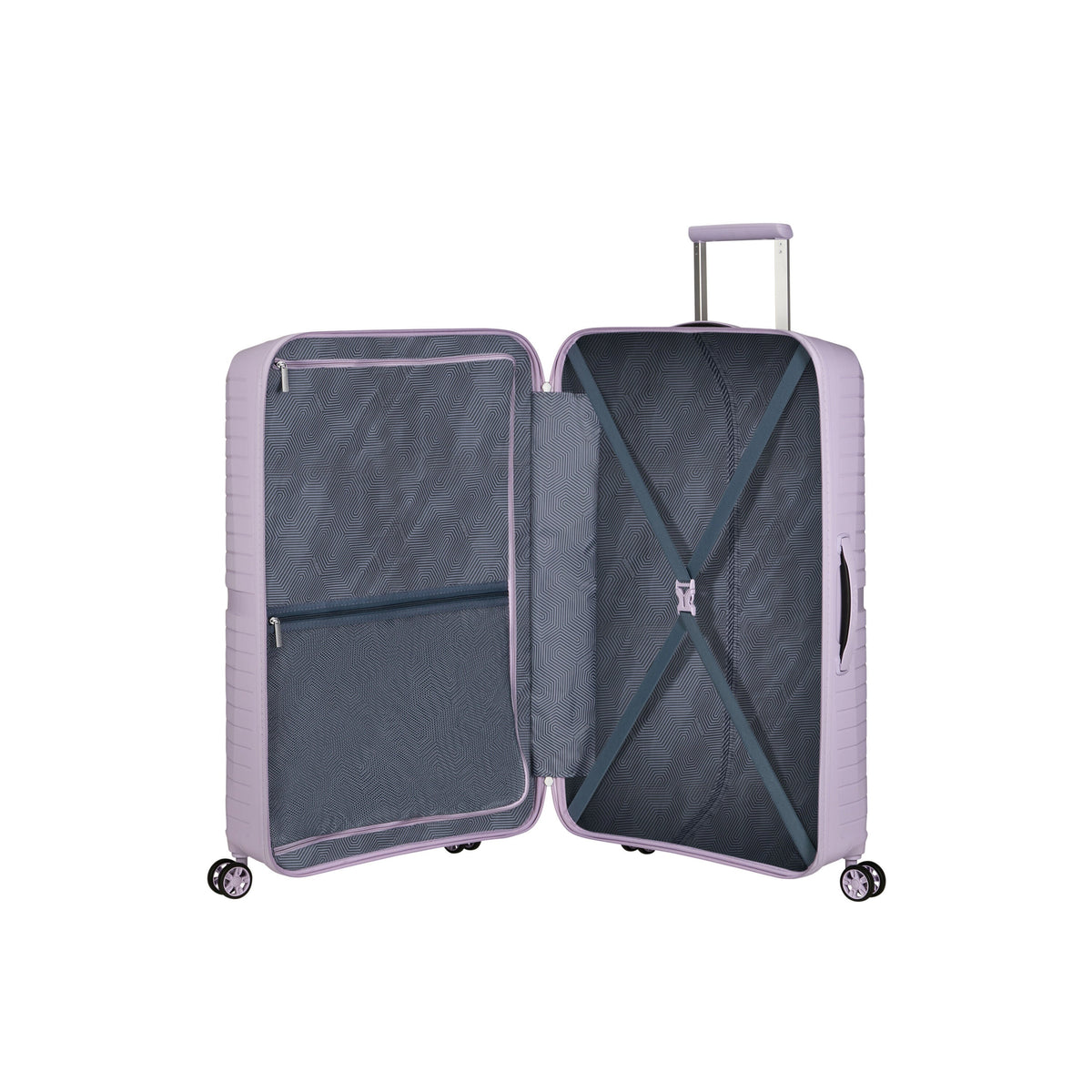American Tourister Airconic 3 Piece Set in the color Stormy Lilac.