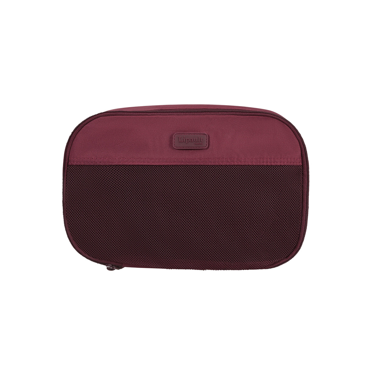 Lipault Travel Accessories 3 Piece Packing Cubes in the color Bordeaux.