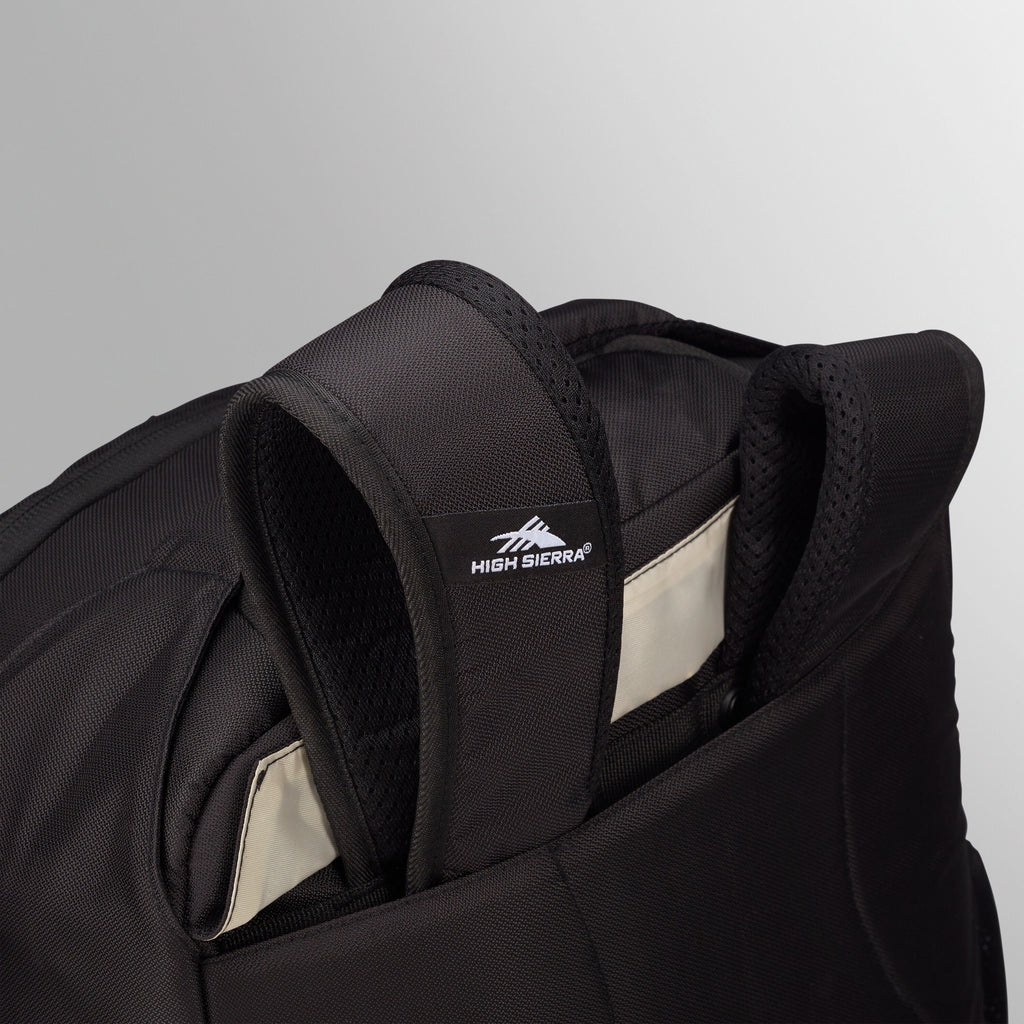 High Sierra Freewheel Pro Wheeled Backpack in the color Black.