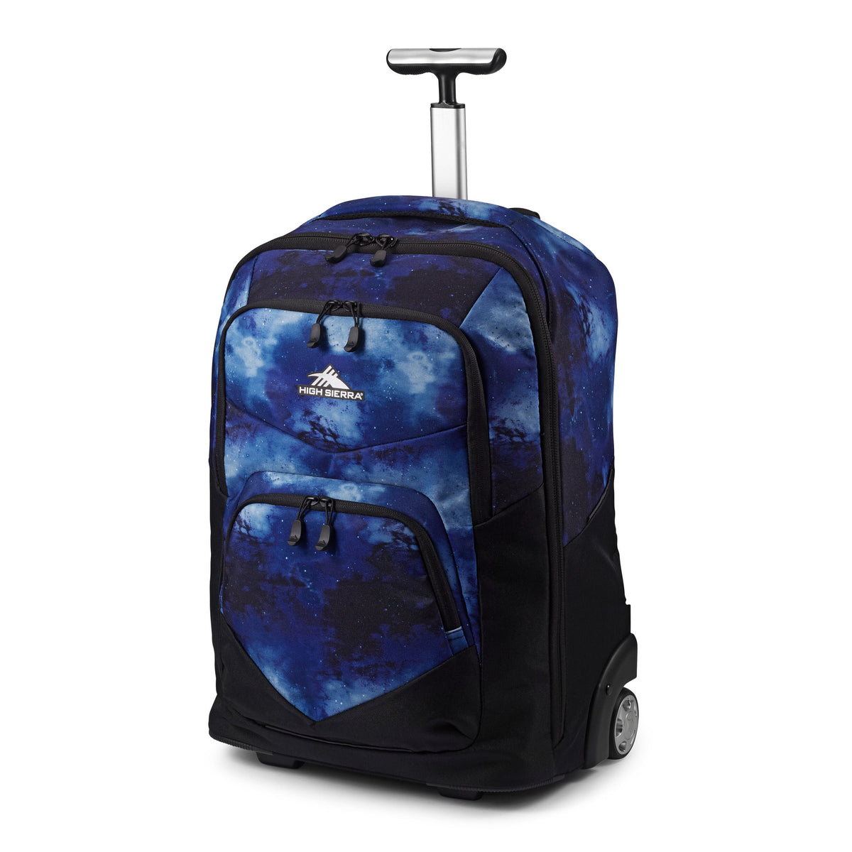 High Sierra Freewheel Pro Wheeled Backpack in the color Space/Black.