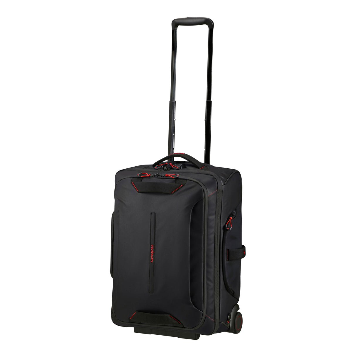 Samsonite EcoDiver Wheeled Duffle Backpack (55/20) in the color Black.