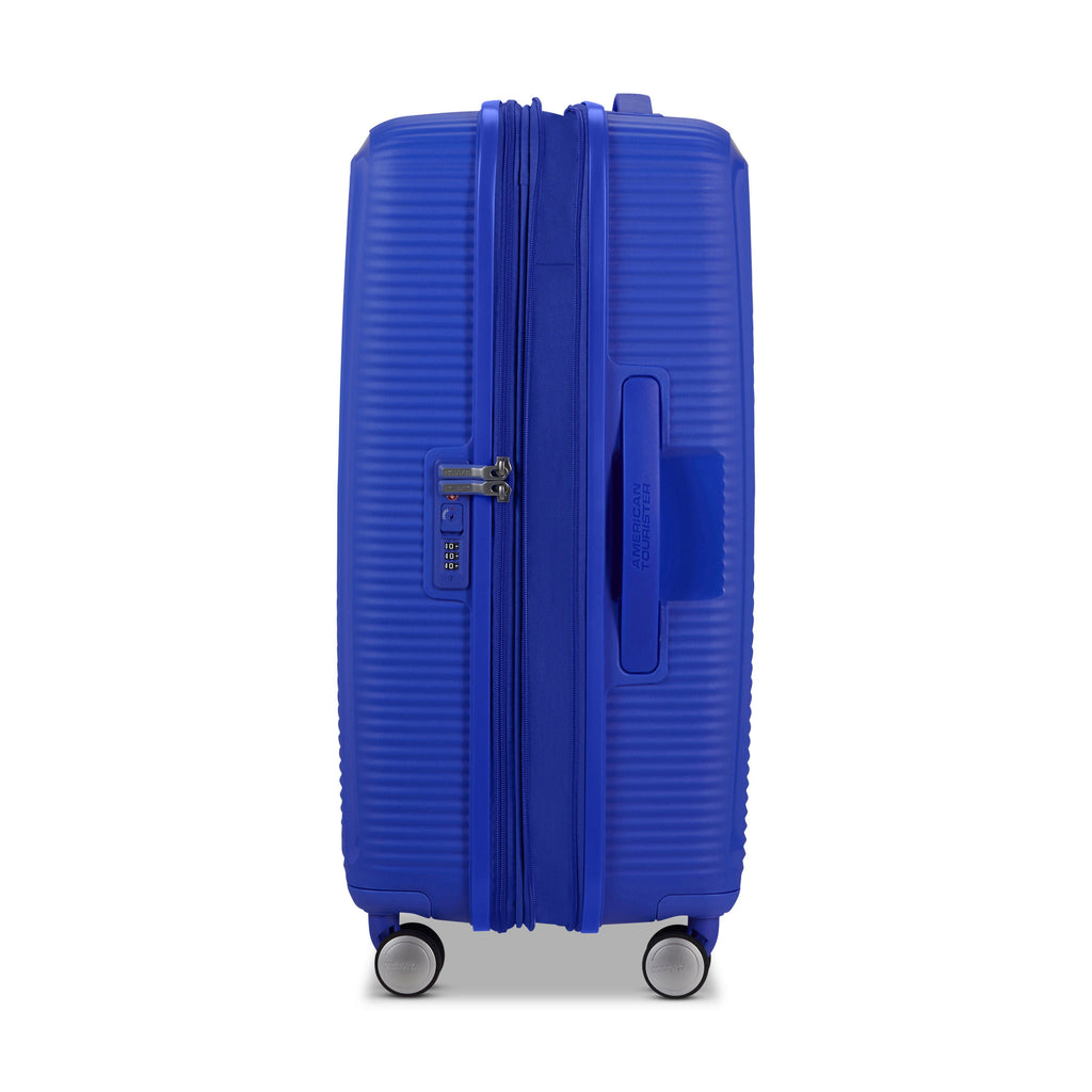 American Tourister Curio Spinner Medium in the color Cobalt Blue.