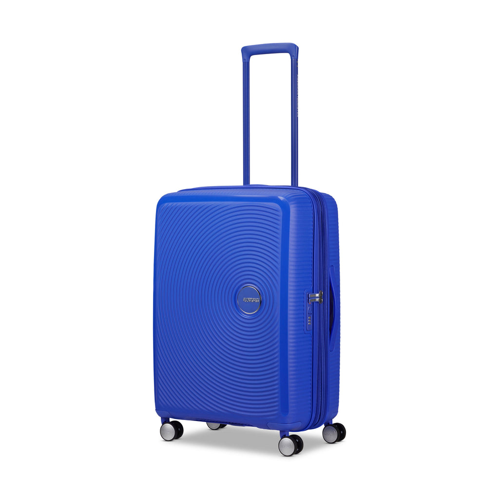 American Tourister Curio Spinner Medium in the color Cobalt Blue.
