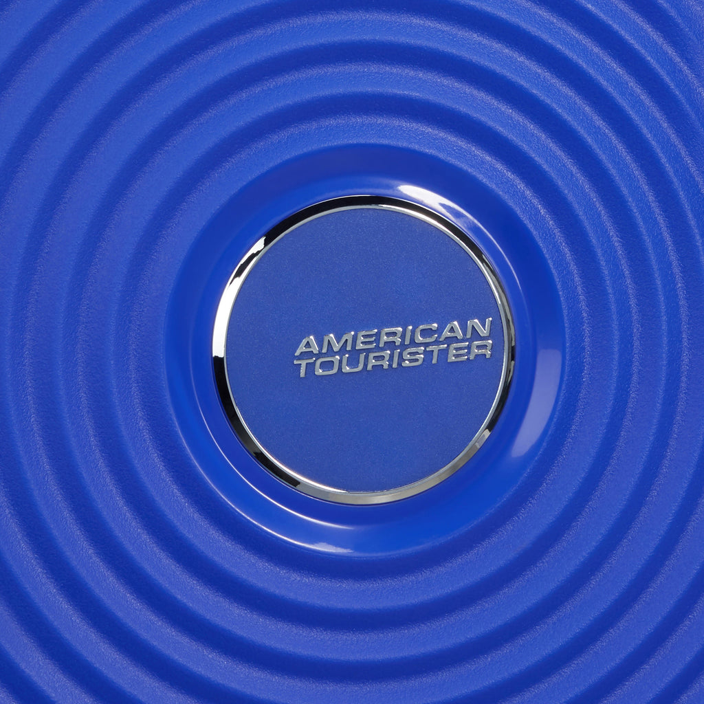 American Tourister Curio Spinner Medium in the color Cobalt Blue.
