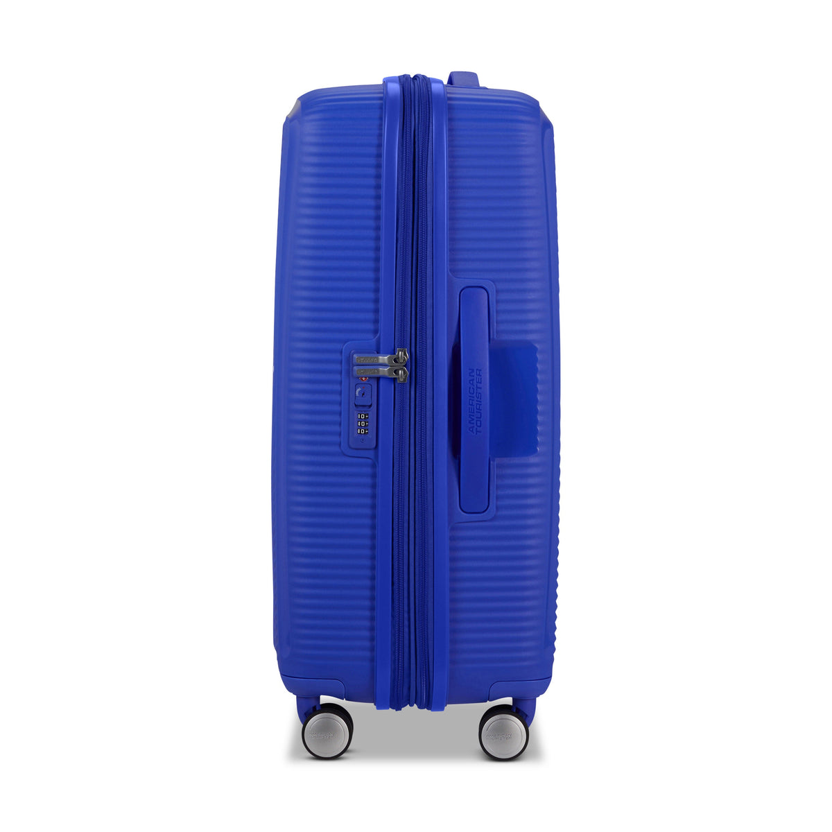 American Tourister Curio Spinner Medium in the color Cobalt Blue.
