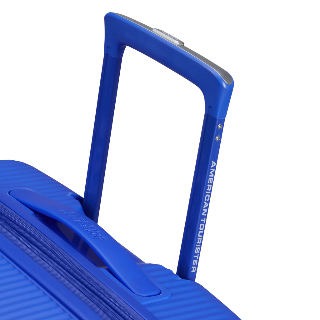 American Tourister Curio Spinner Medium in the color Cobalt Blue.