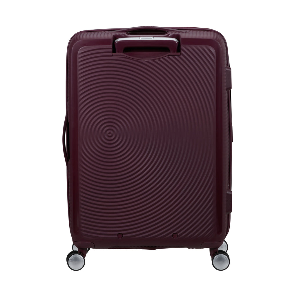 American Tourister Curio Spinner Medium in the color Wild Cherry.