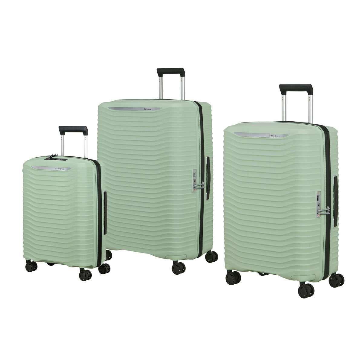 Samsonite Upscape 3 Piece Set in the color Soft Sage.