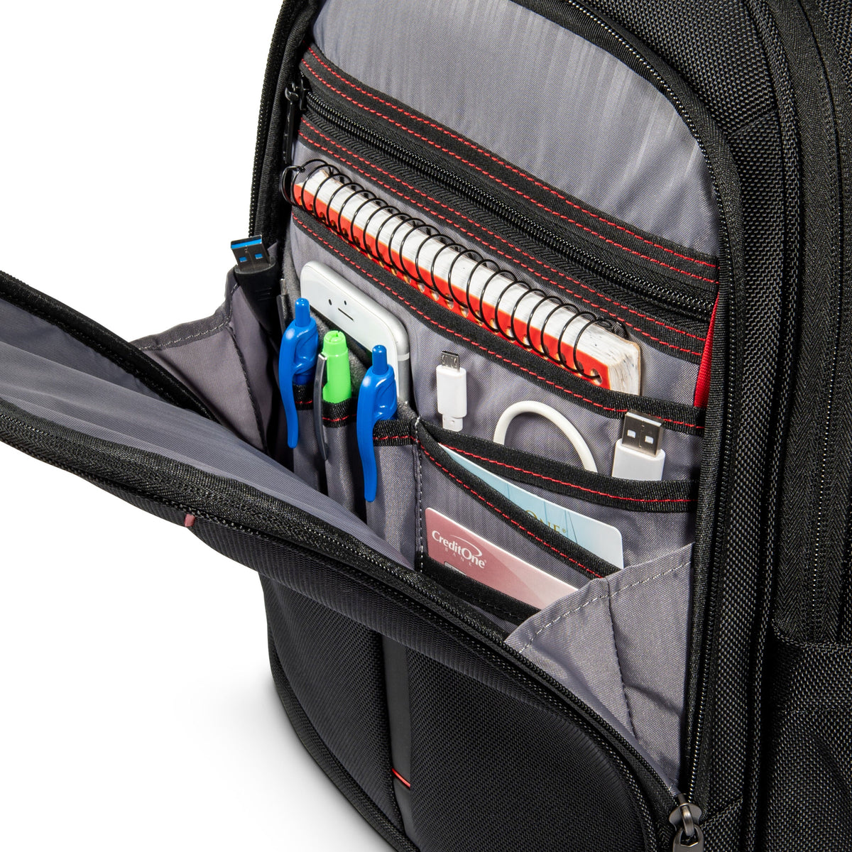Samsonite Xenon 4.0 Slim Backpack in the color Black.