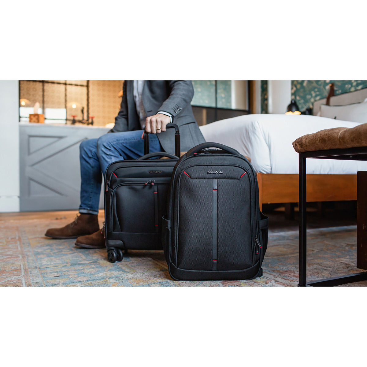 Samsonite Xenon 4.0 Slim Backpack in the color Black.