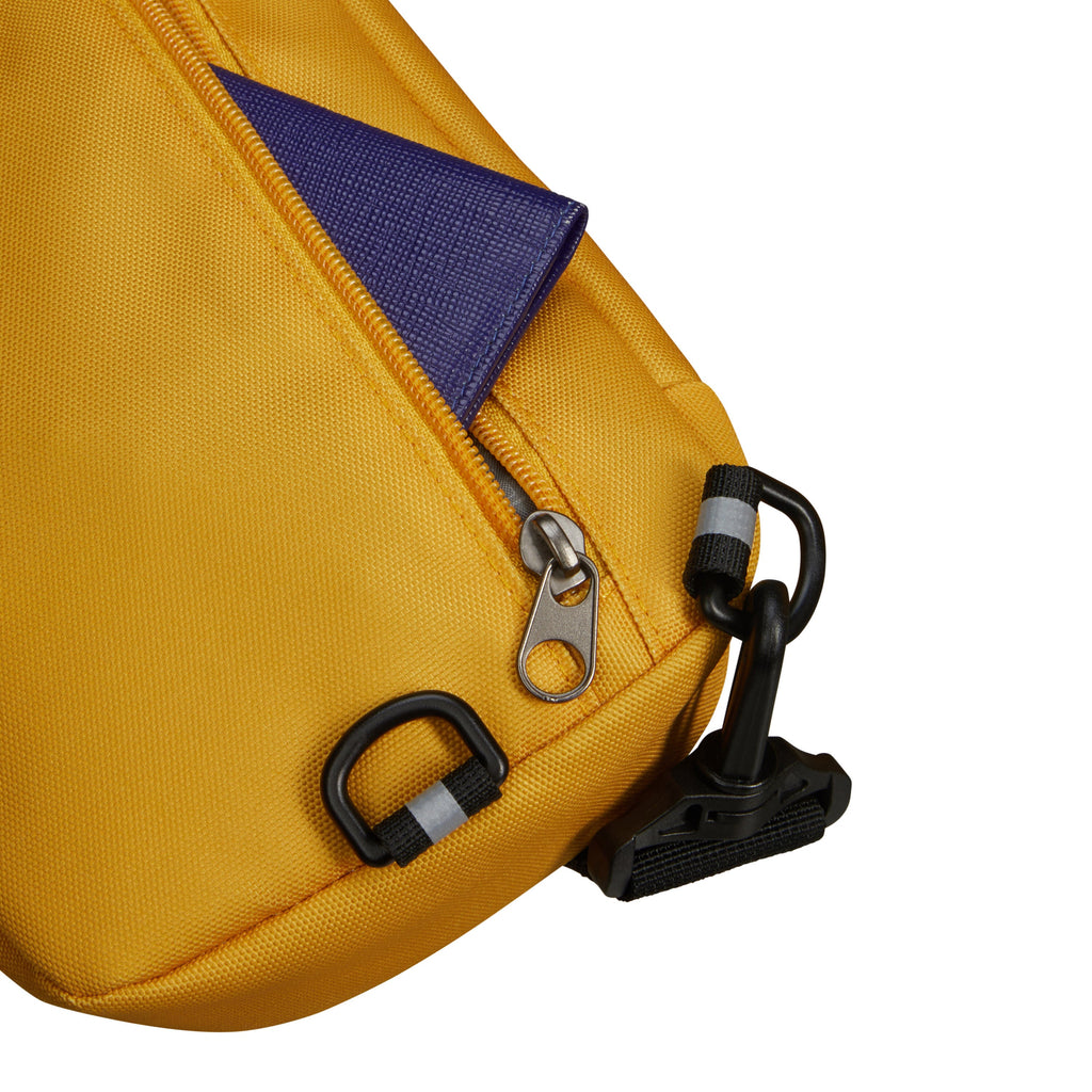 American Tourister BrightUp Sling Bag in the color Yellow.