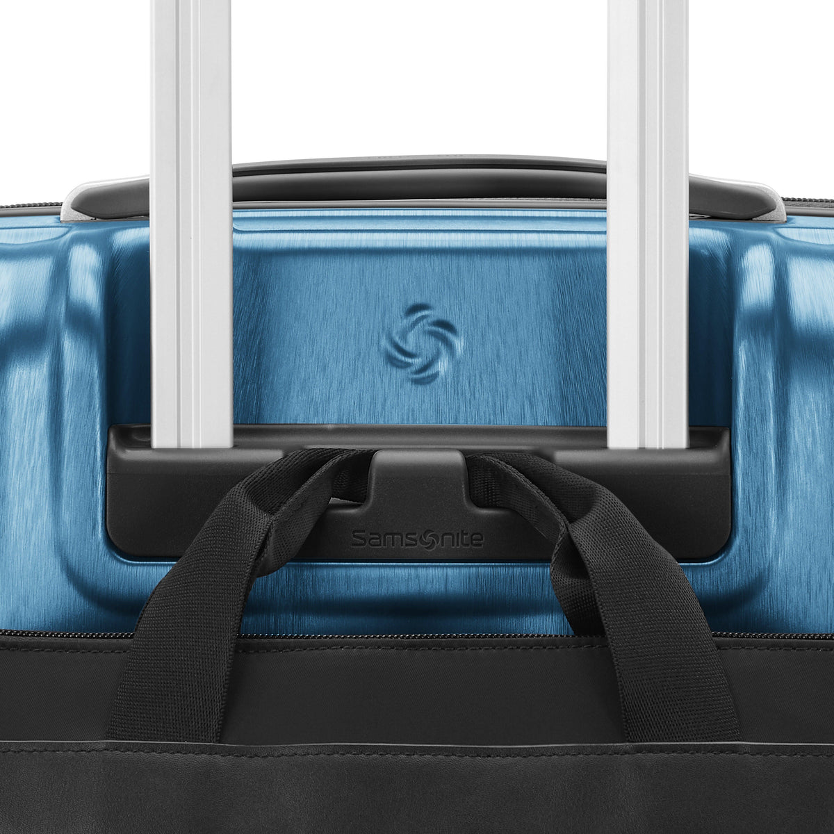 Samsonite Ziplite 6 Spinner Medium in the color Adriatic Blue.