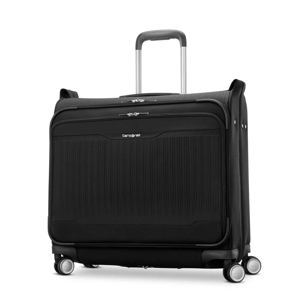 Samsonite Silhouette 18 Spinner Garment Bag in the color Black.