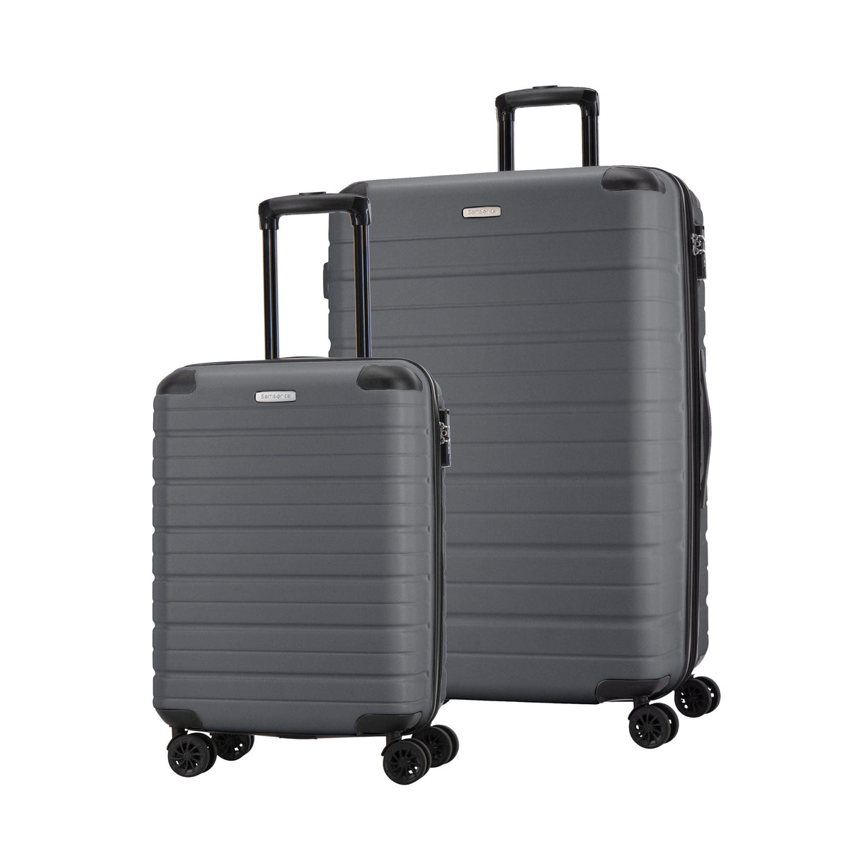 Samsonite Intrigue Spinner 2 Piece Set (CO/L) in the color Charcoal.