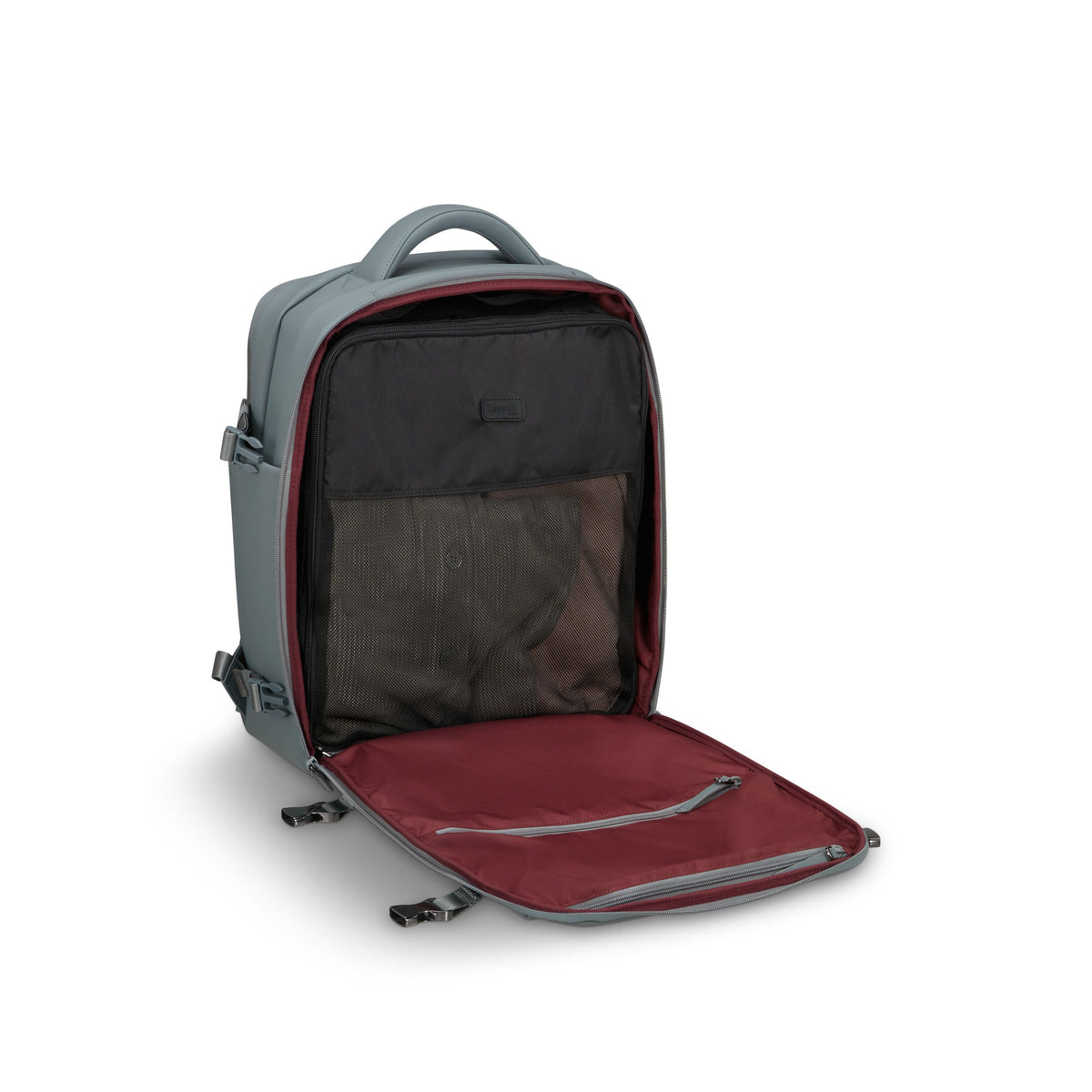 Lipault LOST IN BERLIN Travel Backpack 2.0 in the color Cement Storm.