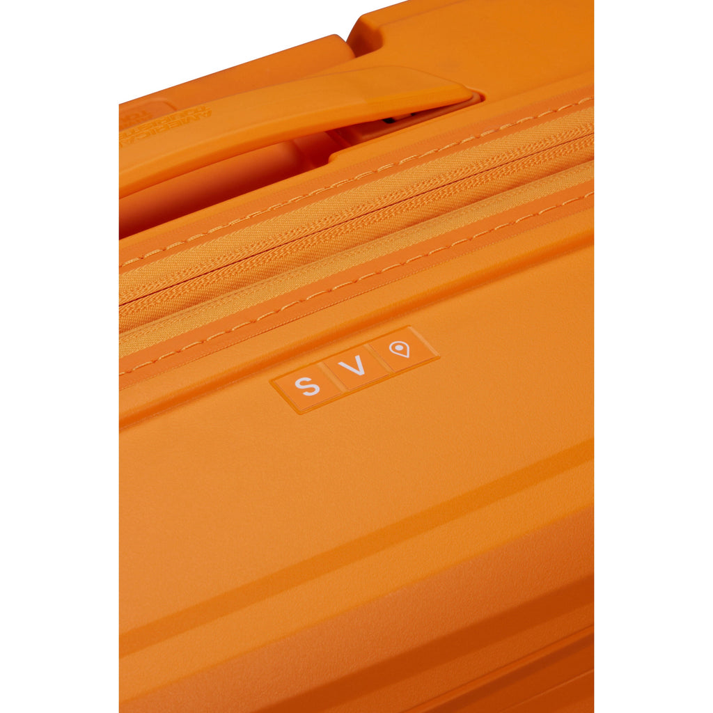 American Tourister FastForward Spinner Carry-On™ in the color Radiant Orange.