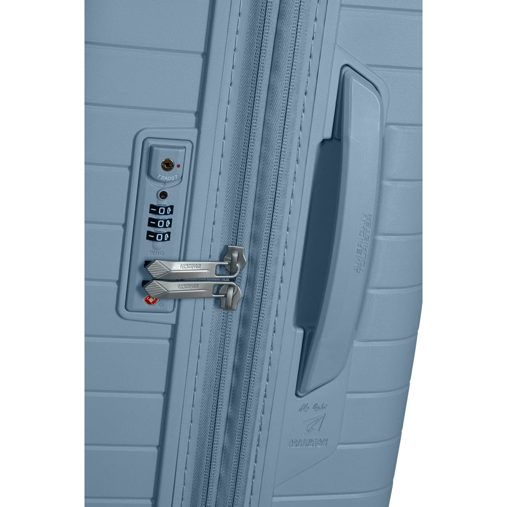 American Tourister FastForward Spinner Carry-On™ in the color Steel Blue.