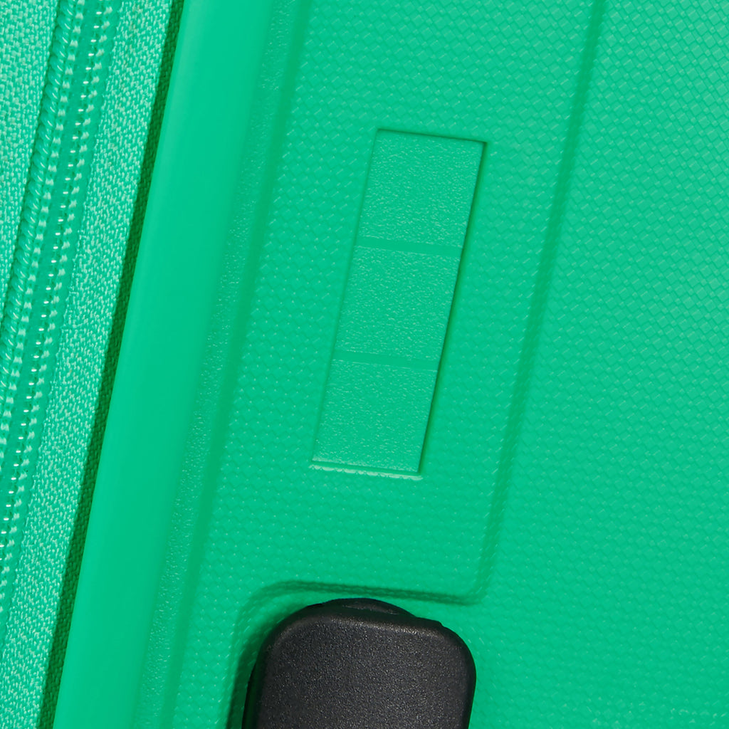 American Tourister Rejoy Spinner Large in the color Jade Green.