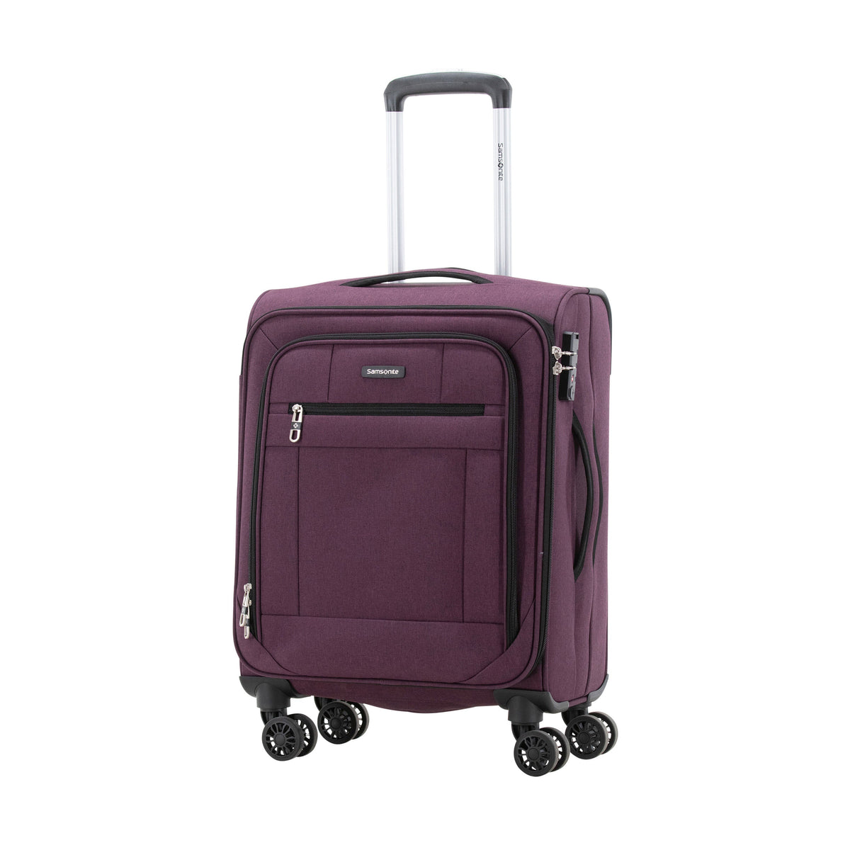 Samsonite Allerton Super Lite DLX 3 Piece Set in the color Burgundy.