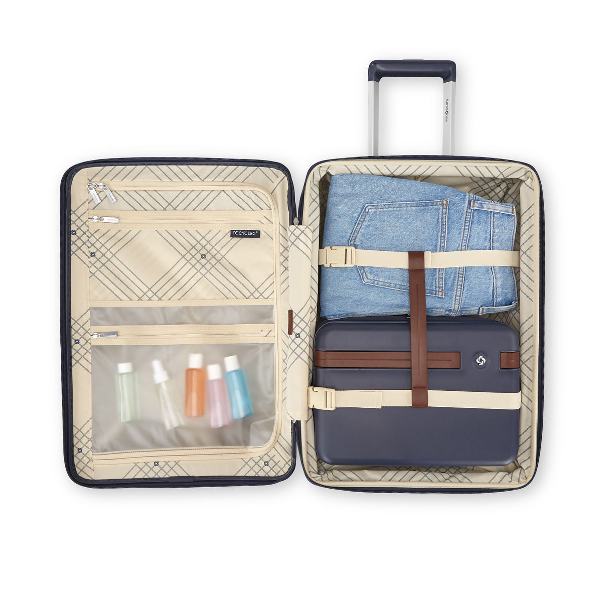 Samsonite Virtuosa Spinner Carry-On™ in the color Navy.