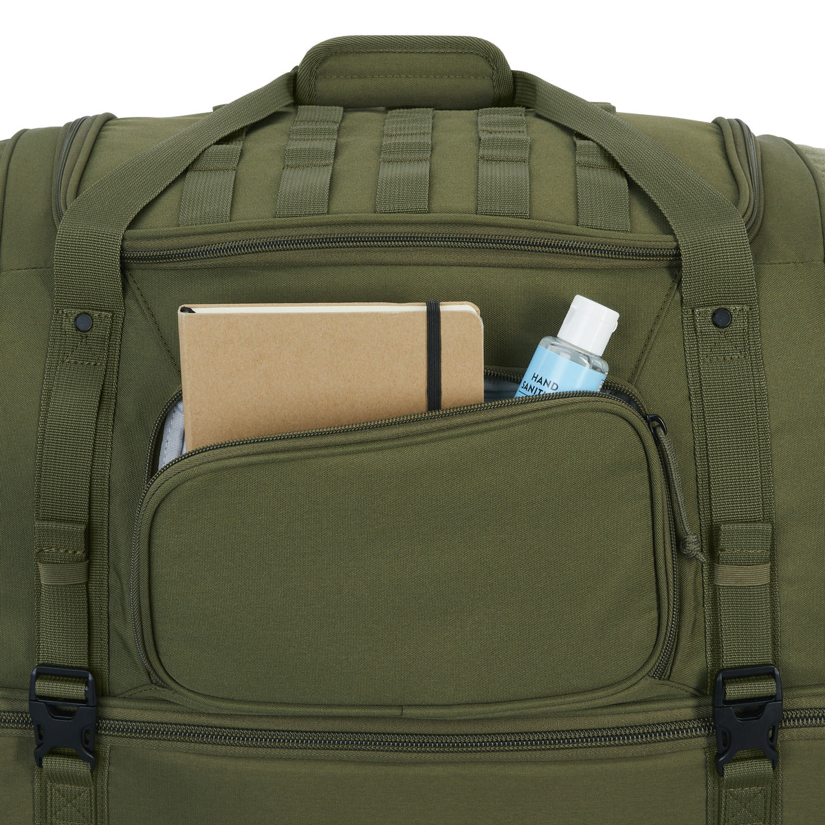 High Sierra Pathsetter 22" Wheeled Duffle in the color Moss.