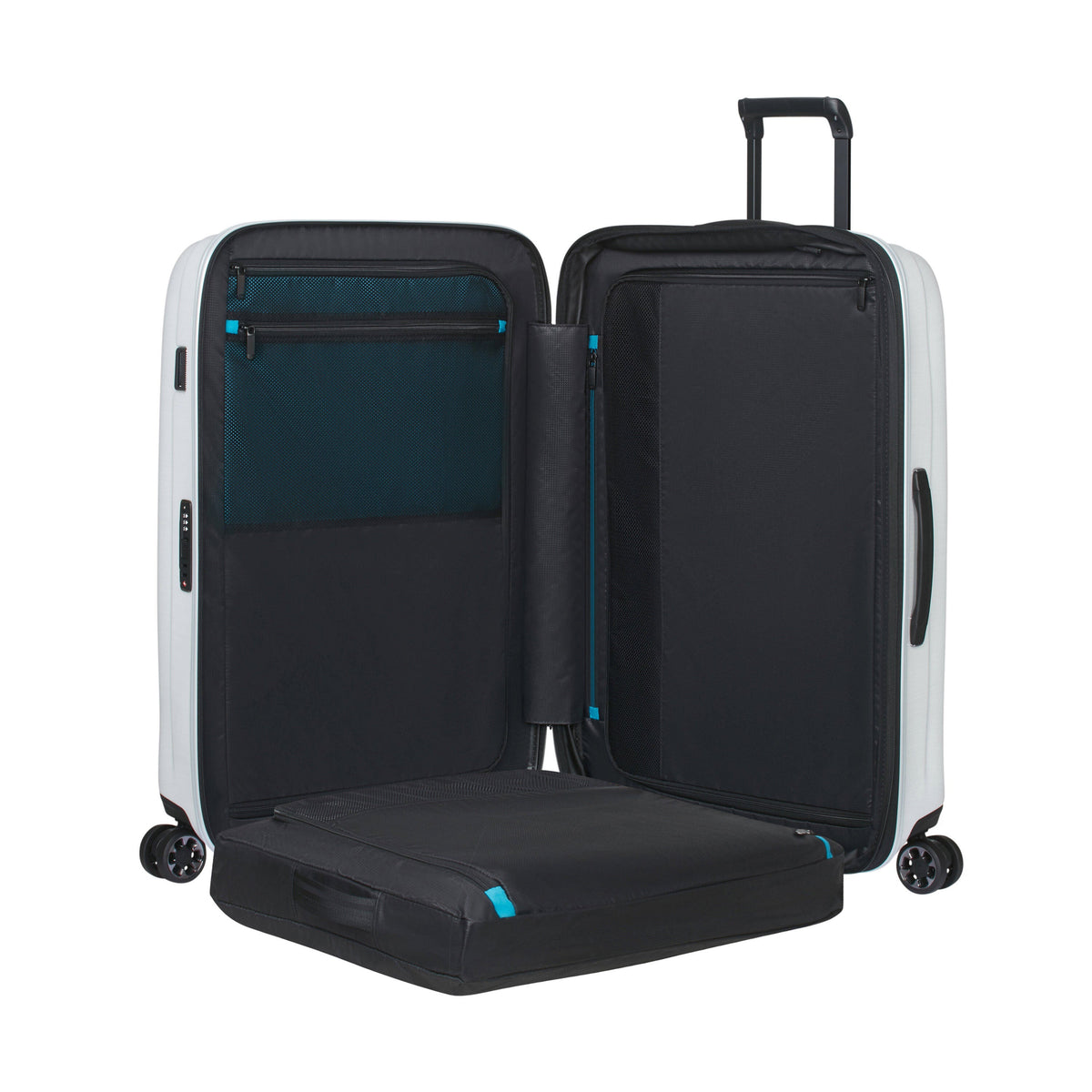 Samsonite Nexis Spinner Large (28) in the color Cotton White.