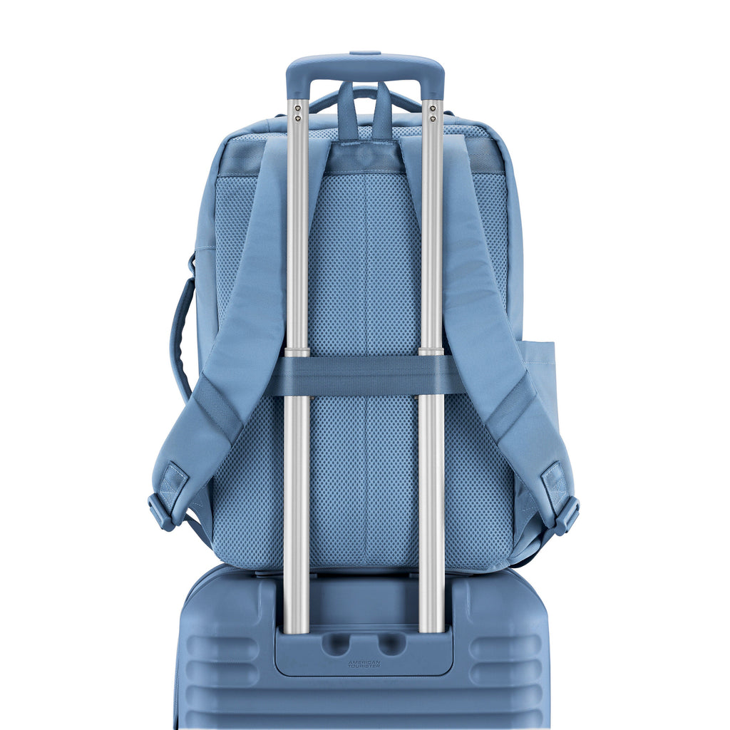 American Tourister Stratum 3.0 Travel Backpack in the color Elemental Blue.