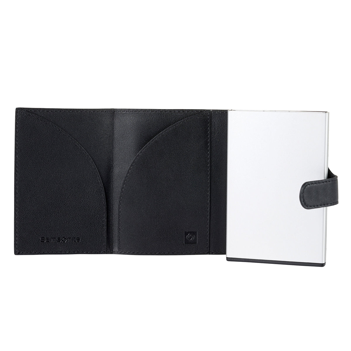 Alufit Slide-Up Wallet in the color Black.
