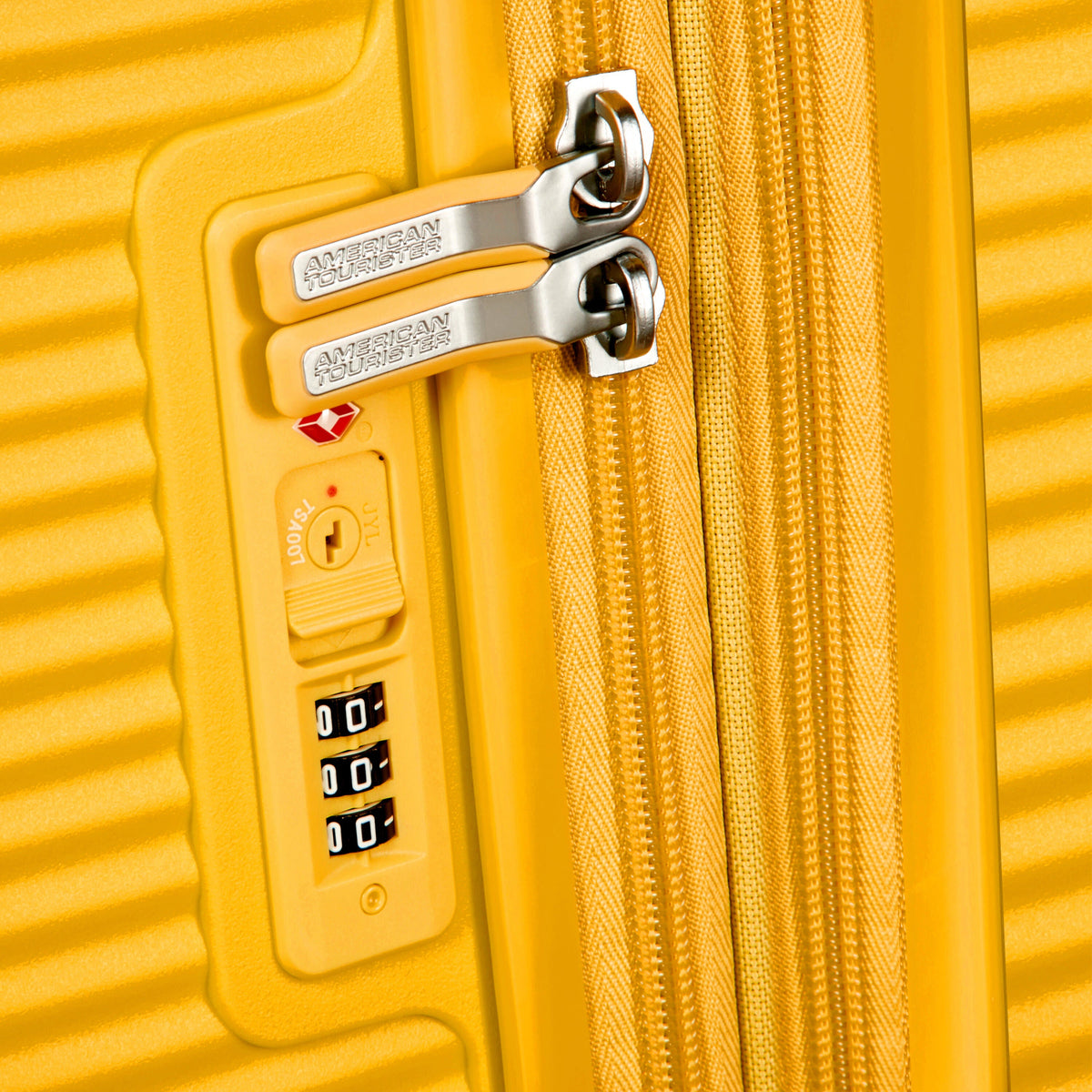 American Tourister Curio Spinner Carry-On™ in the color Golden Yellow.